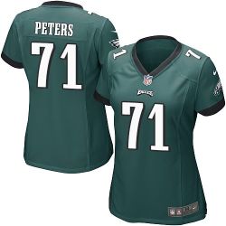 Cheap Jason Peters Eagles Women Jersey From China Green Game #71