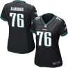 Cheap Allen Barbre Eagles Women Jersey From China Black Game #76