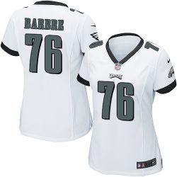 Cheap Allen Barbre Eagles Women Jersey From China White Game #76