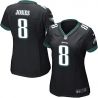 Cheap Donnie Jones Eagles Women Jersey From China Black Game #8