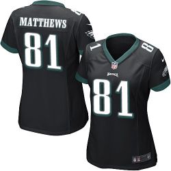 Cheap Jordan Matthews Eagles Women Jersey From China Black Game #81