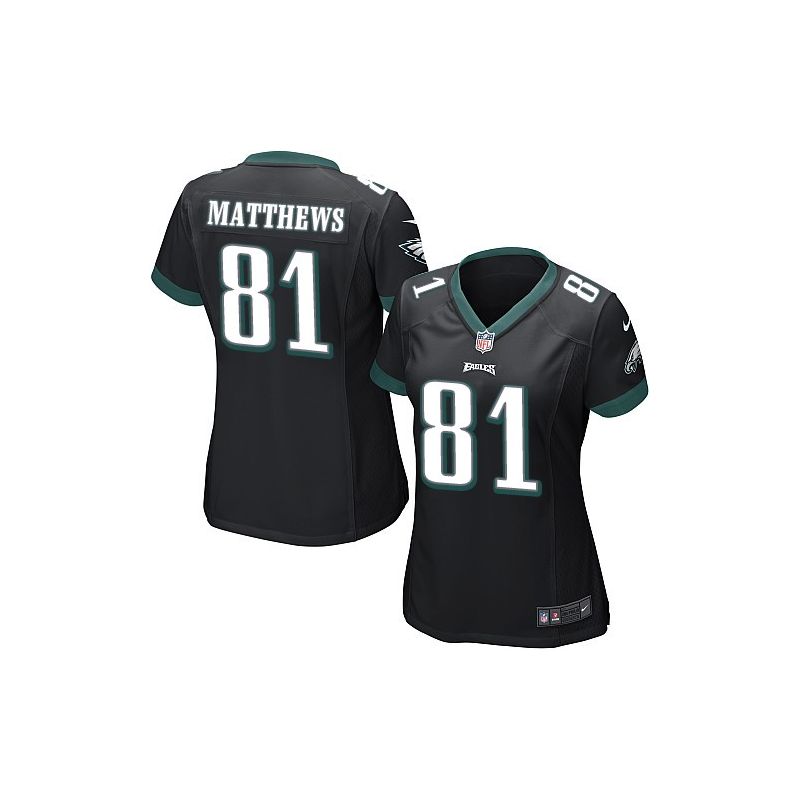 Cheap Jordan Matthews Eagles Women Jersey From China Black Game #81