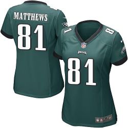 Cheap Jordan Matthews Eagles Women Jersey From China Green Game #81