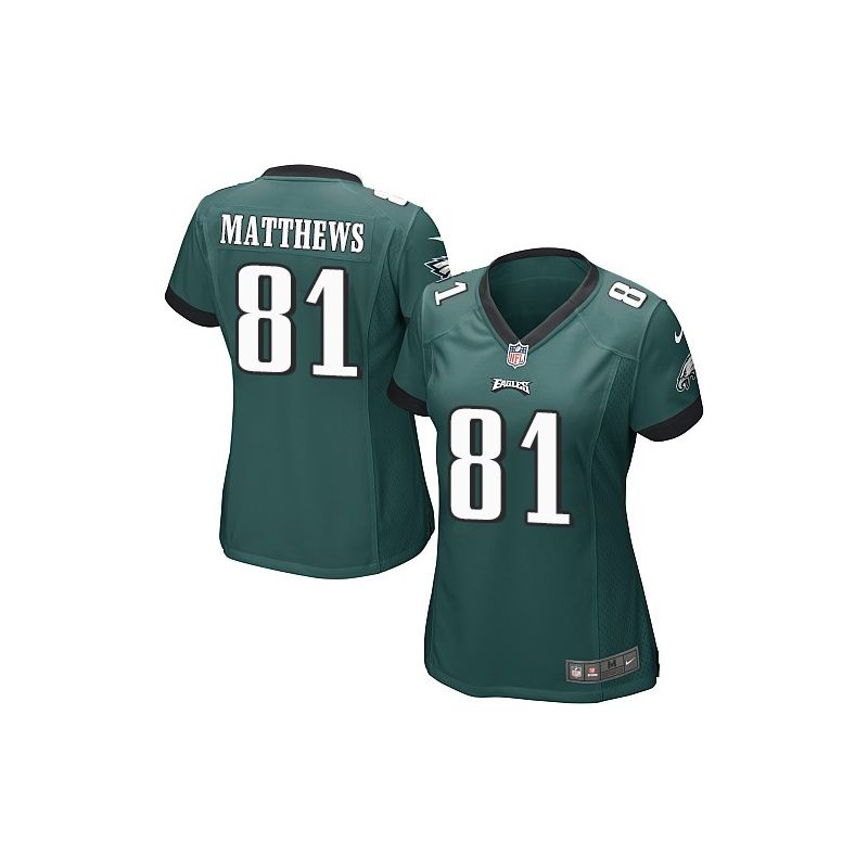 Cheap Jordan Matthews Eagles Women Jersey From China Green Game #81