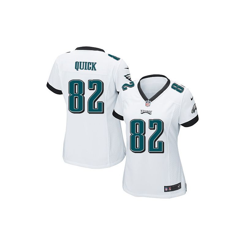 Cheap Mike Quick Eagles Women Jersey From China White Game #82