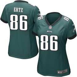 Cheap Zach Ertz Eagles Women Jersey From China Green Game #86