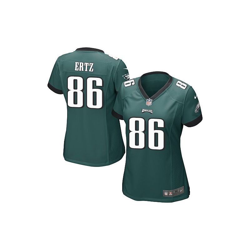 Cheap Zach Ertz Eagles Women Jersey From China Green Game #86