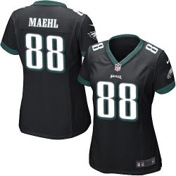 Cheap Jeff Maehl Eagles Women Jersey From China Black Game #88