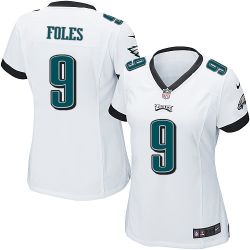 Cheap Nick Foles Eagles Women Jersey From China White Game #9