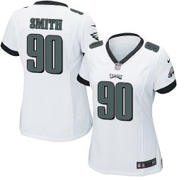 Cheap Marcus Smith Eagles Women Jersey From China White Game #90