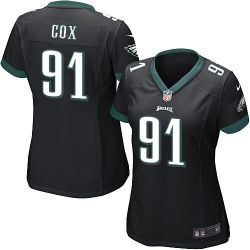 Cheap Fletcher Cox Eagles Women Jersey From China Black Game #91