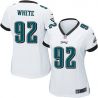 Cheap Reggie White Eagles Women Jersey From China White Game #92