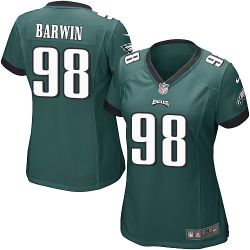 Cheap Connor Barwin Eagles Women Jersey From China Green Game #98
