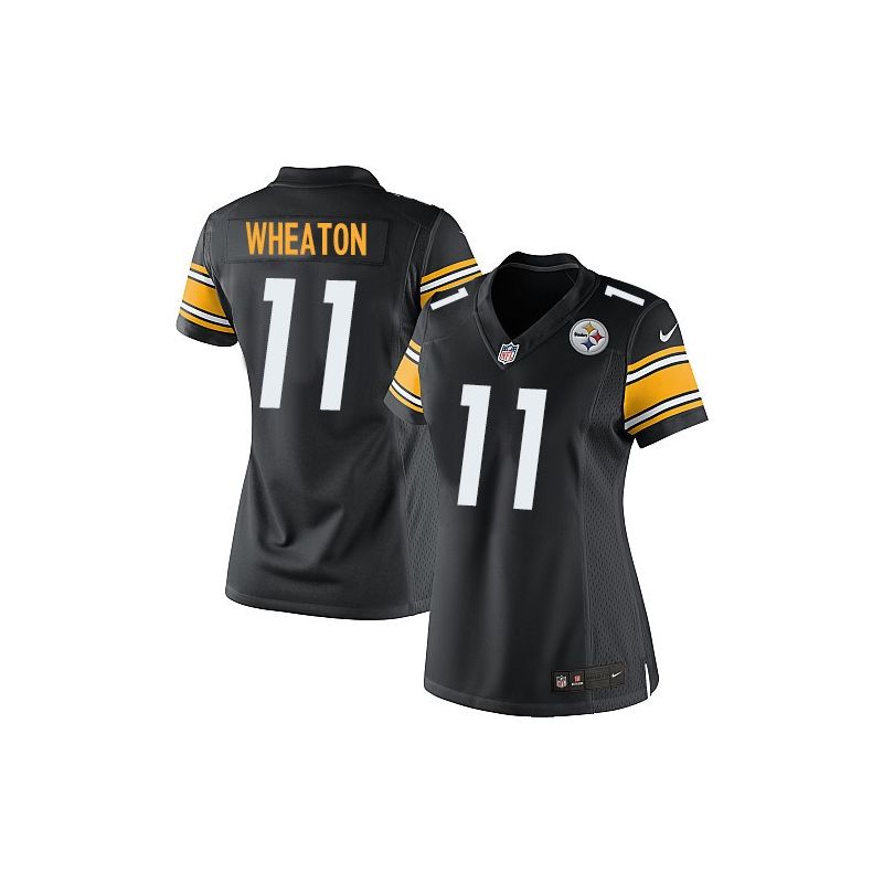 Cheap Markus Wheaton Steelers Women Jersey From China Black Game #11