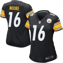 Cheap Lance Moore Steelers Women Jersey From China Black Game #16