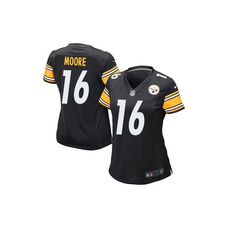 Cheap Lance Moore Steelers Women Jersey From China Black Game #16