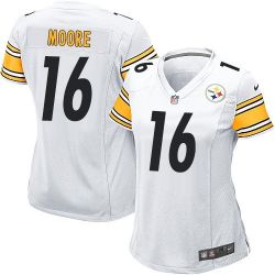 Cheap Lance Moore Steelers Women Jersey From China White Game #16
