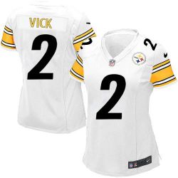 Cheap Mike Vick Steelers Women Jersey From China White Game #2