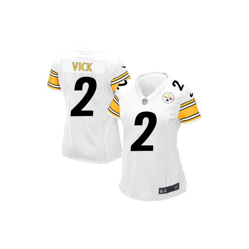 Cheap Mike Vick Steelers Women Jersey From China White Game #2