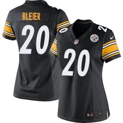 Cheap Rocky Bleier Steelers Women Jersey From China Black Game #20