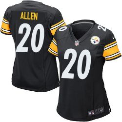 Cheap Will Allen Steelers Women Jersey From China Black Game #20