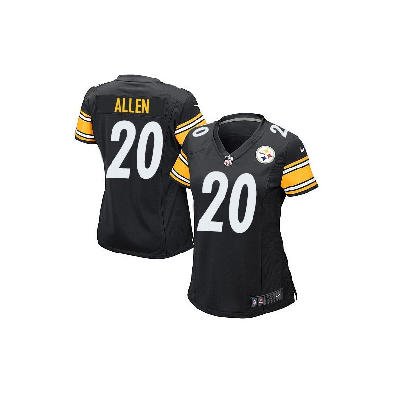 Cheap Will Allen Steelers Women Jersey From China Black Game #20