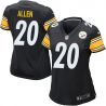 Cheap Will Allen Steelers Women Jersey From China Black Game #20