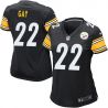 Cheap William Gay Steelers Women Jersey From China Black Game #22