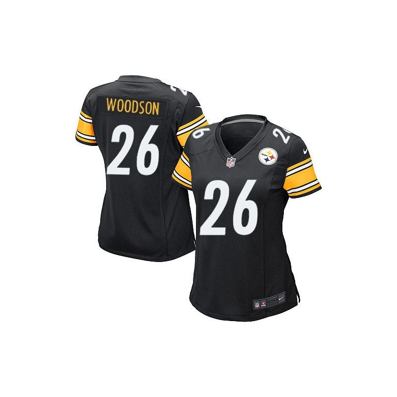 Cheap Rod Woodson Steelers Women Jersey From China Black Game #26
