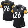 Cheap Rod Woodson Steelers Women Jersey From China Black Game #26