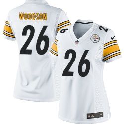 Cheap Rod Woodson Steelers Women Jersey From China White Game #26