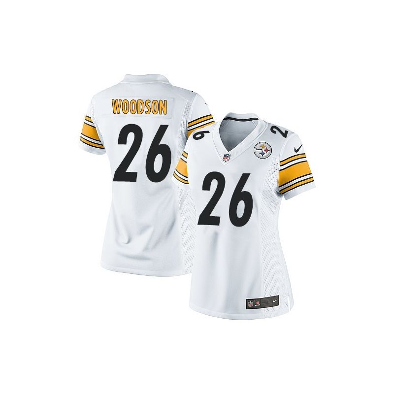 Cheap Rod Woodson Steelers Women Jersey From China White Game #26