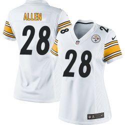 Cheap Cortez Allen Steelers Women Jersey From China White Game #28