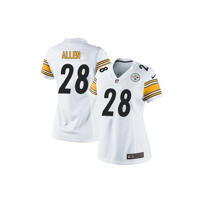 Cheap Cortez Allen Steelers Women Jersey From China White Game #28