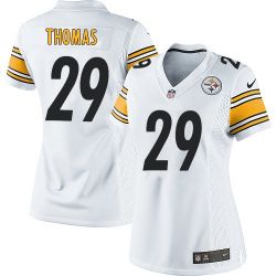 Cheap Shamarko Thomas Steelers Women Jersey From China White Game #29