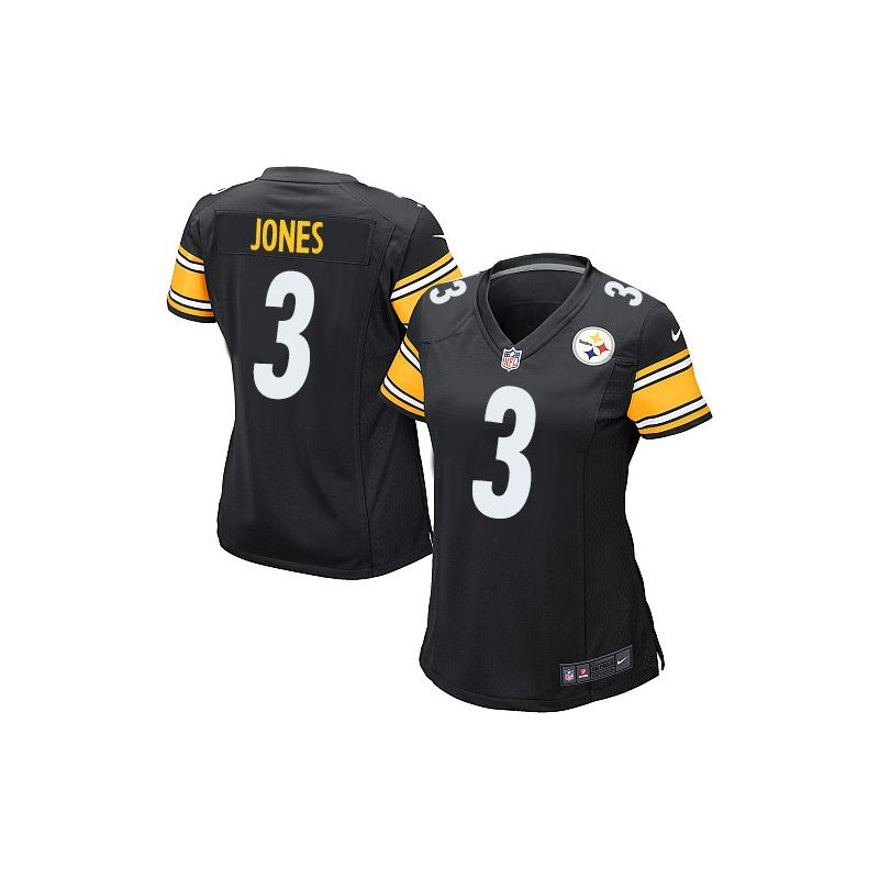 Cheap Landry Jones Steelers Women Jersey From China Black Game #3