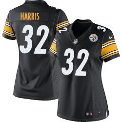 Cheap Franco Harris Steelers Women Jersey From China Black Game #32