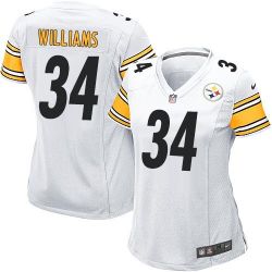 Cheap DeAngelo Williams Steelers Women Jersey From China White Game #34