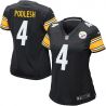Cheap Adam Podlesh Steelers Women Jersey From China Black Game #4
