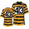 Cheap Troy Polamalu Steelers Women Jersey From China Yellow-Black-80th-throwback Game #43