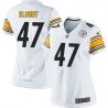 Cheap Mel Blount Steelers Women Jersey From China White Game #47