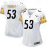 Cheap Maurkice Pouncey Steelers Women Jersey From China White Game #53