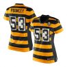 Cheap Maurkice Pouncey Steelers Women Jersey From China Yellow-Black-80th-throwback Game #53