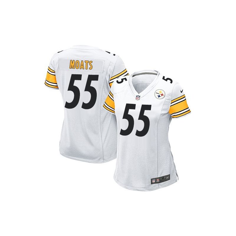 Cheap Arthur Moats Steelers Women Jersey From China White Game #55