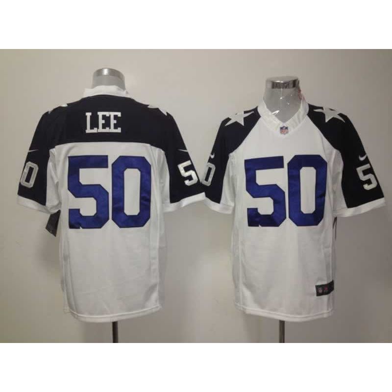Cheap Sean Lee Cowboys Jersey #50 White Thanksgiving From China Limited
