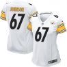 Cheap Wesley Johnson Steelers Women Jersey From China White Game #67