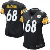 Cheap Kelvin Beachum Steelers Women Jersey From China Black Game #68