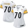 Cheap Ernie Stautner Steelers Women Jersey From China White Game #70