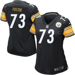 Cheap Ramon Foster Women Jersey From China Steelers Game #73