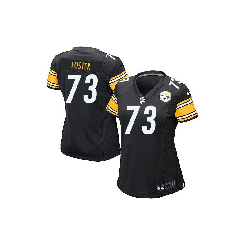 Cheap Ramon Foster Women Jersey From China Steelers Game #73